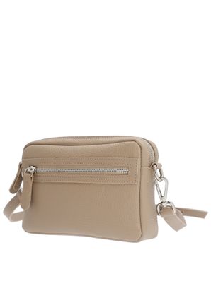 Cartera Cuero Mujer Genova Cross Beige/Crudo Hush Puppies