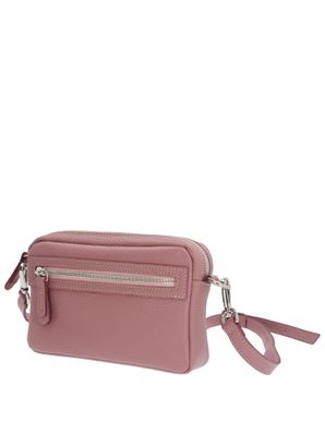 Cartera Cuero Mujer Genova Cross Rosado Hush Puppies