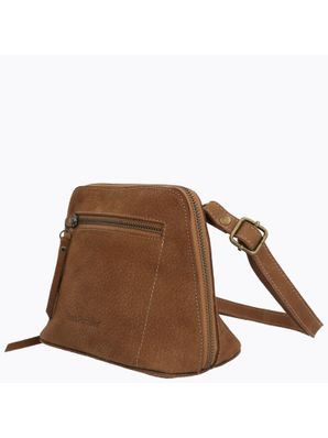Cartera Cuero Mujer Beth Cross Café Hush Puppies