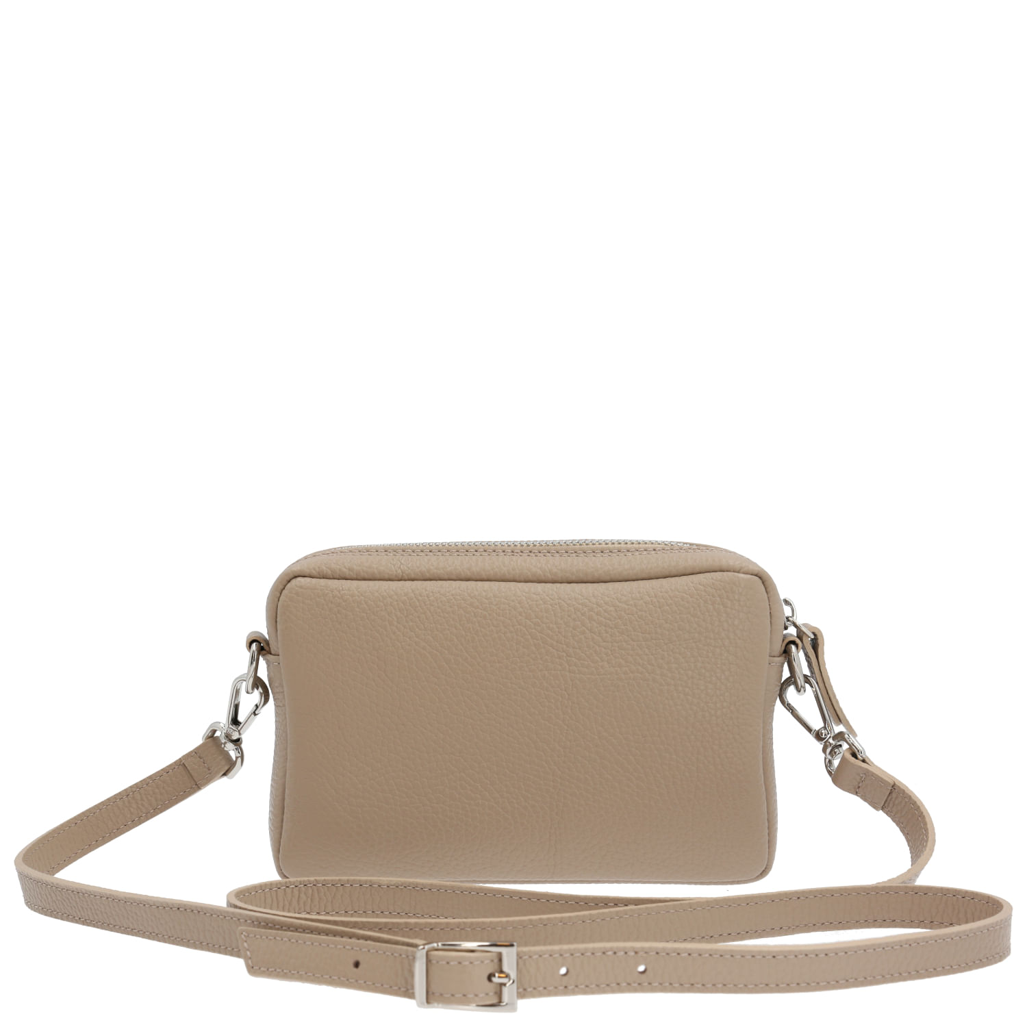 Cartera Cuero Mujer Genova Cross Beige/Crudo Hush Puppies