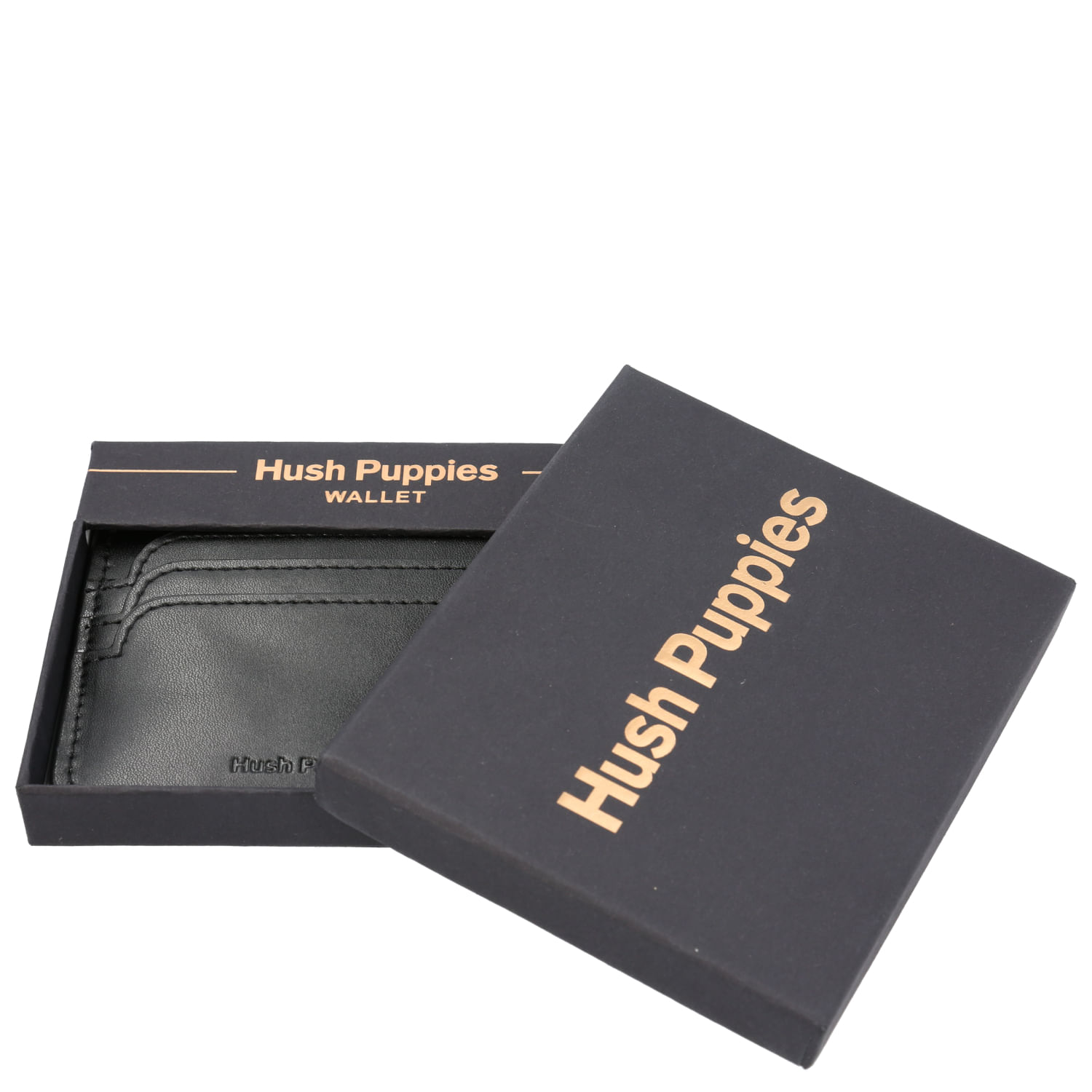 Tarjetero Ecocuero Mujer Pard Cardholder Negro Hush Puppies