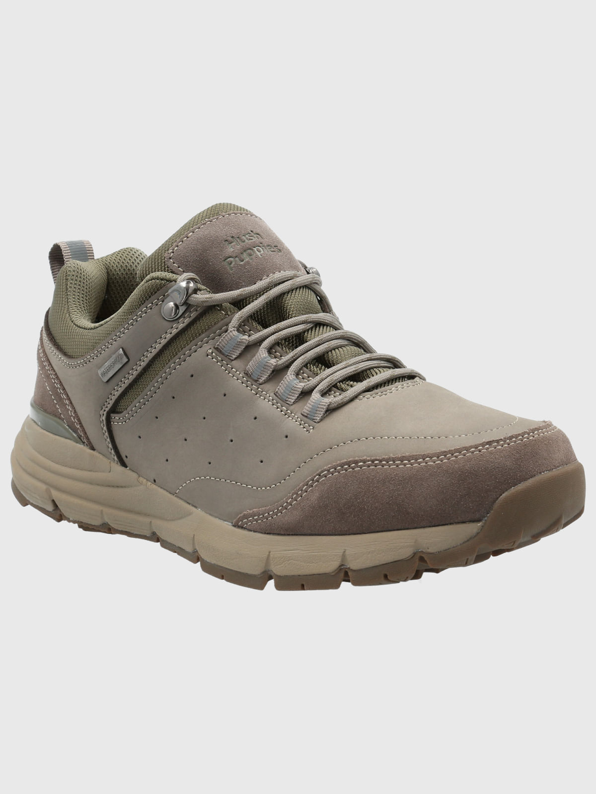 Zapatilla Cuero Hombre Aeon Gris