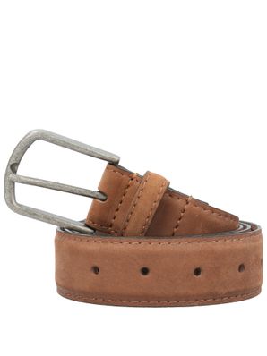 Cinturon Cuero Hombre Hp Alcazar Café Hush Puppies