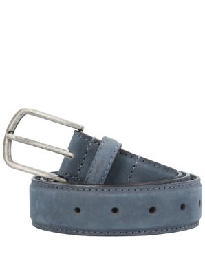 Cinturon Cuero Hombre Hp Aranjuez Azul  Hush Puppies