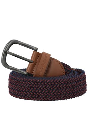 Cinturon Elasticado Hombre Hp Ellesmere Azul  Hush Puppies