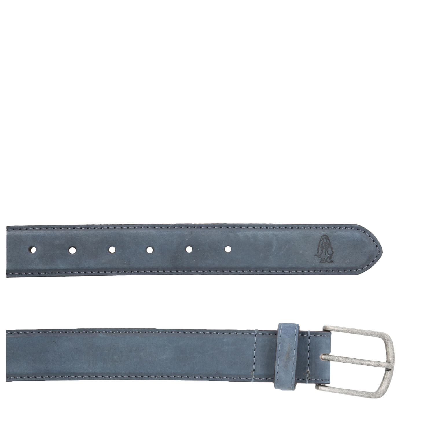 Cinturon Cuero Hombre Hp Aranjuez Azul  Hush Puppies