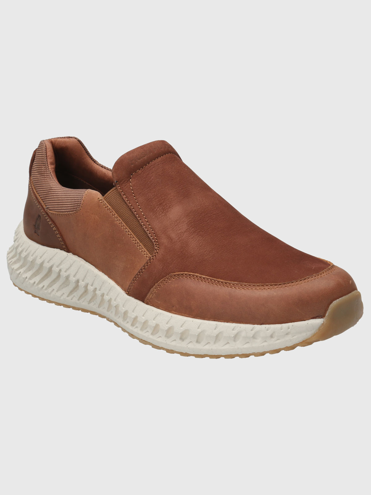 Slip On Cuero Hombre Spinal Up Café