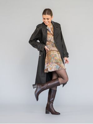 Bota Cuero Mujer Ruphel Café