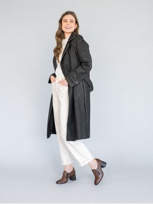 Zapato Cuero Mujer Pomell Café