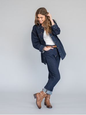 Botin Cuero Mujer Mitre Café