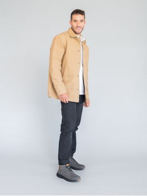Botin Cuero Hombre Spinal Bootee Beige