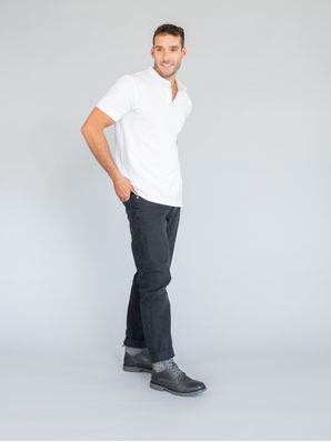 Botin Cuero Hombre Rosco Gris