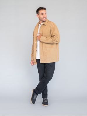 Zapatilla Cuero Hombre Draper Gris