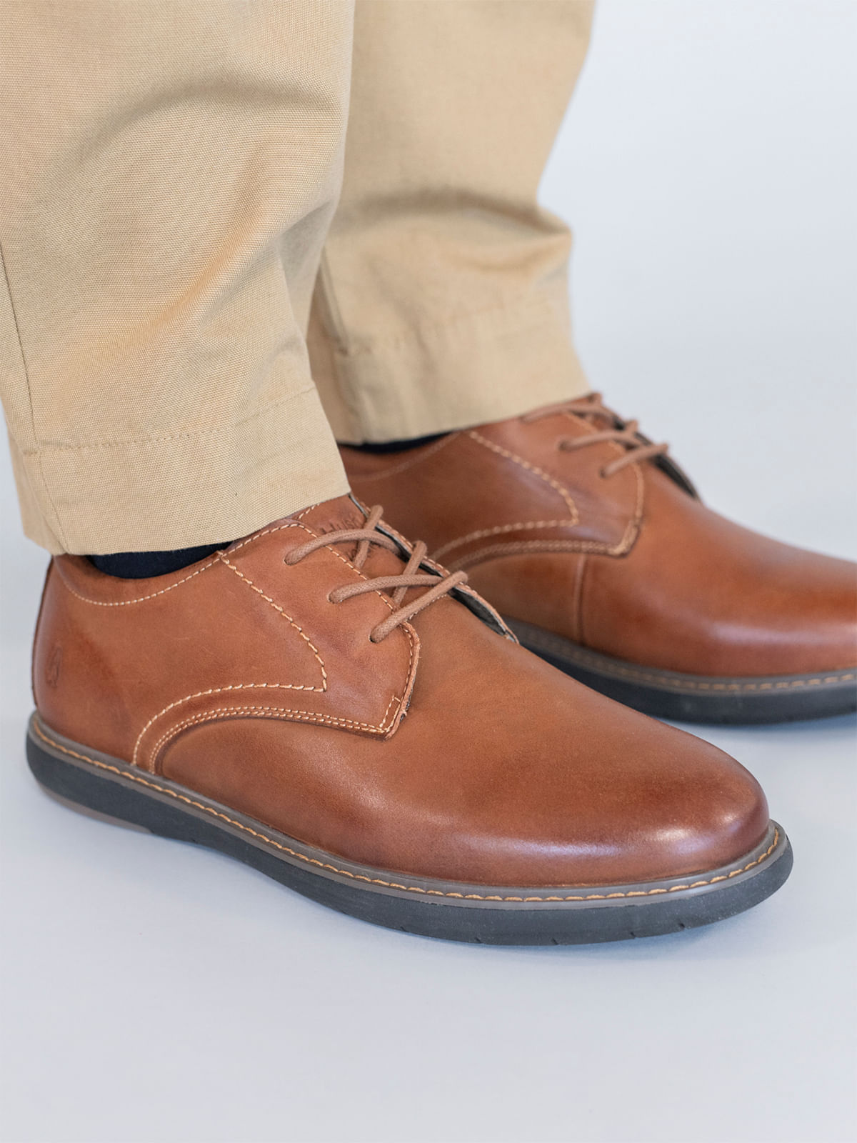 Zapato Cuero Hombre Bolo