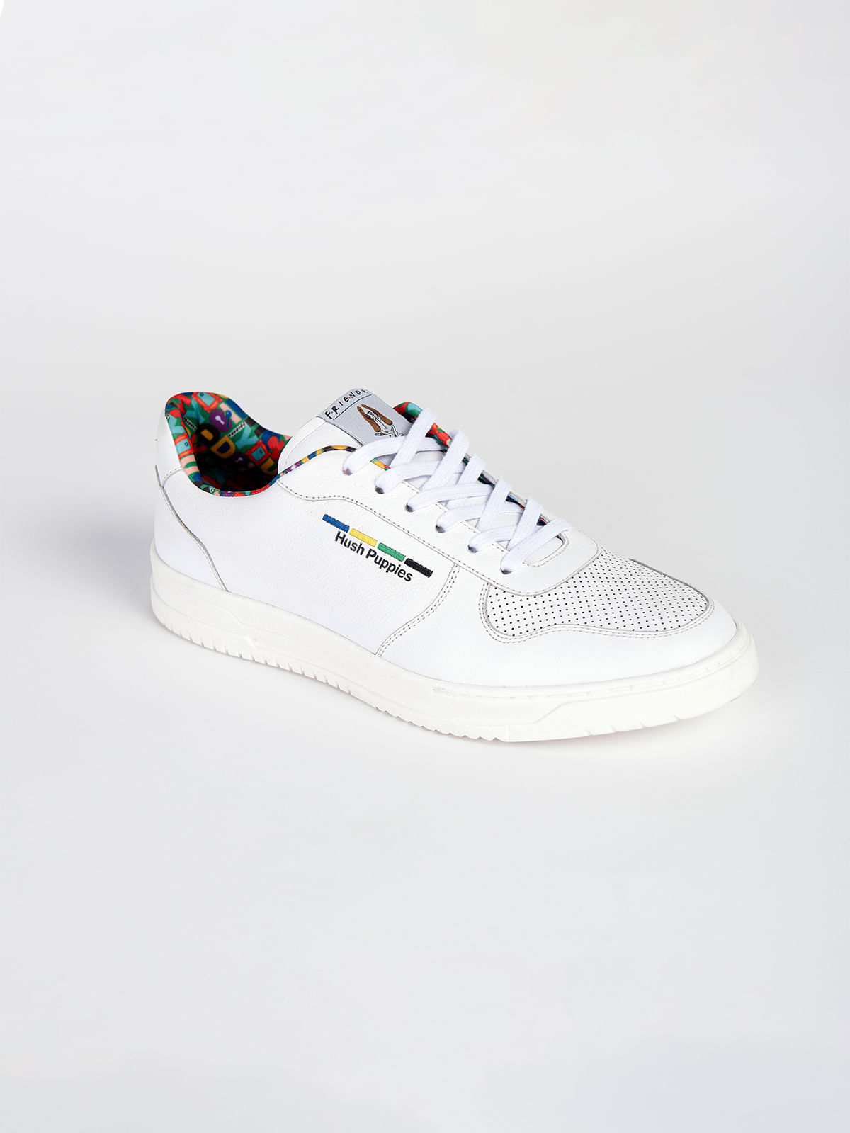 Zapatilla Cuero Friends Hombre Hudson Blanca
