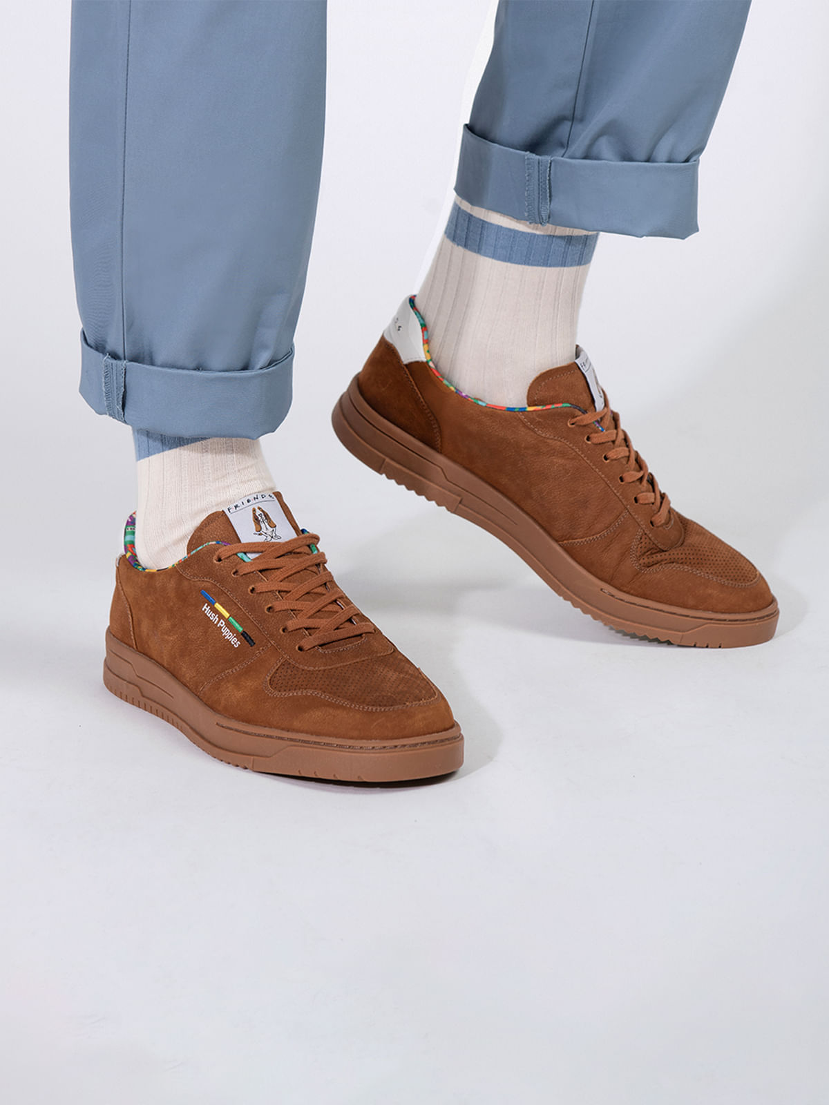 Zapatilla Cuero Friends Hombre Hudson Café