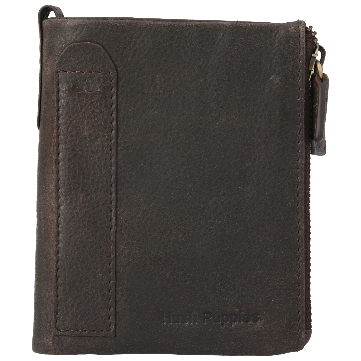 Billetera Cuero Mujer Th Elmer Bifold Café Hush Puppies
