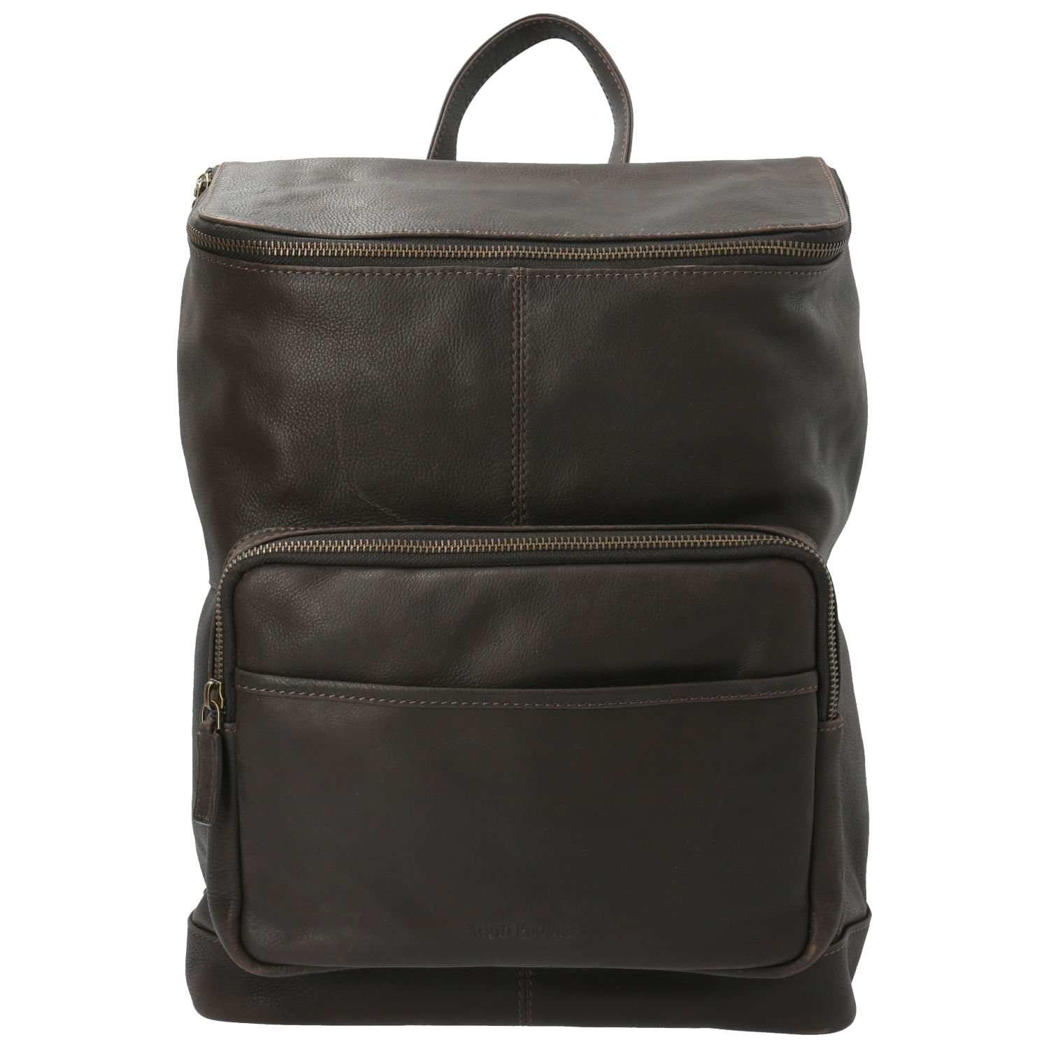 Mochila Cuero Hombre Th Earl Back Café Hush Puppies