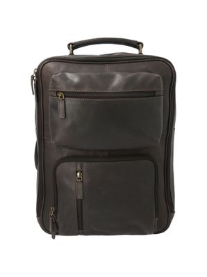 Mochila Cuero Hombre Th Elmer Back Café Hush Puppies