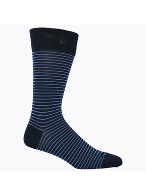 Calcetin Algodón Hombre D Stripes Azul  Hush Puppies