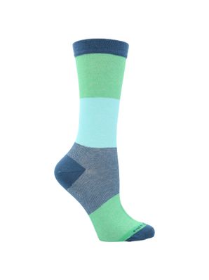 Calcetin Algodón Mujer C Cuff Metro Azul  Hush Puppies