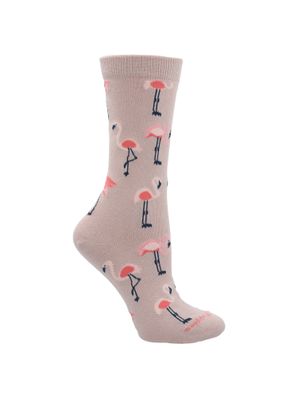 Calcetin Algodón Mujer C Flamingo Rosado Hush Puppies