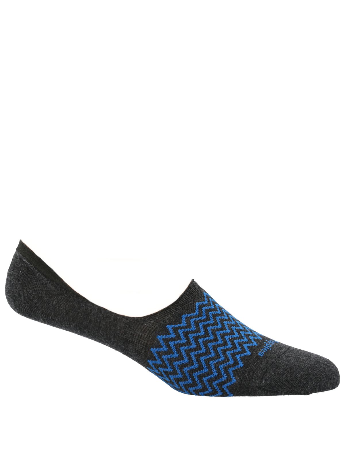 Calcetin Algodón Hombre Inv Zigzag Gris Hush Puppies