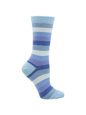 Calcetin Algodón Mujer C Fineline Celeste Hush Puppies