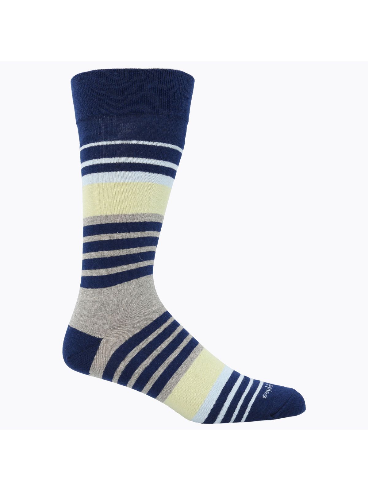 Calcetin Algodón Hombre C Cuff Stomp Azul  Hush Puppies