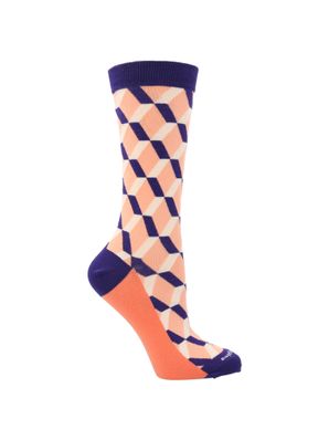 Calcetin Algodón Mujer C St Rubik Naranjo Hush Puppies