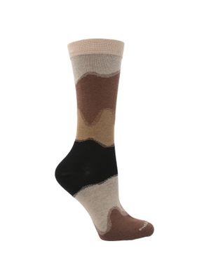 Calcetin Algodón Mujer C Waves Beige/Crudo Hush Puppies