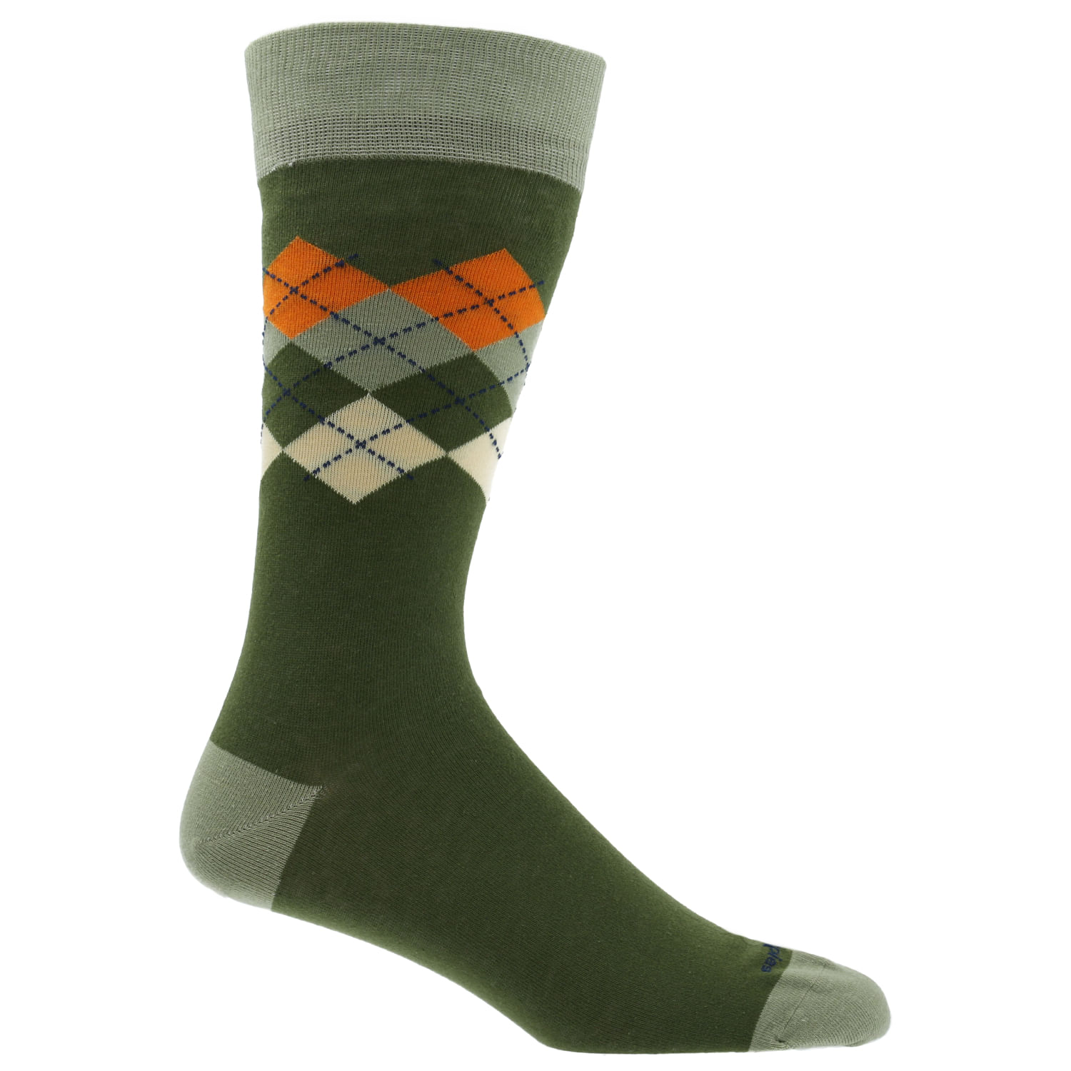 Calcetin Algodón Hombre C Rombos Verde Hush Puppies