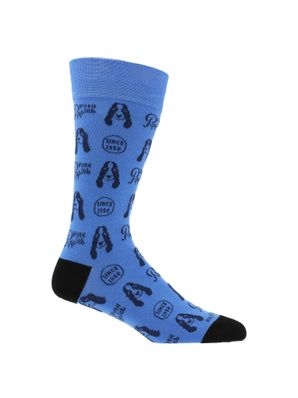 Calcetin Algodón Hombre C Dog Puppies Azul  Hush Puppies