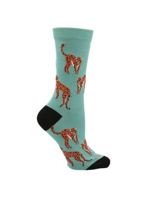 Calcetin Algodón Mujer C Guepard Verde Hush Puppies