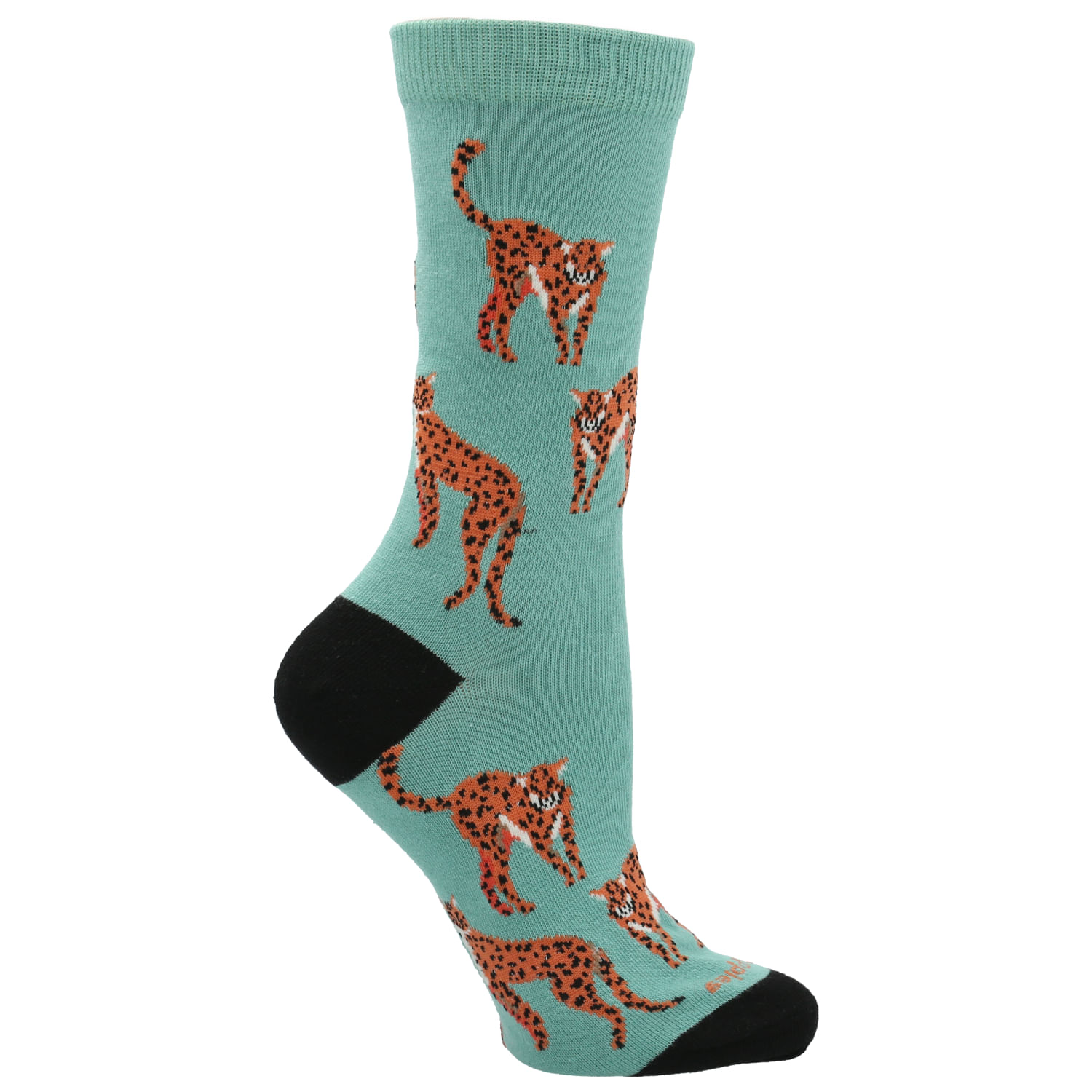 Calcetin Algodón Mujer C Guepard Verde Hush Puppies