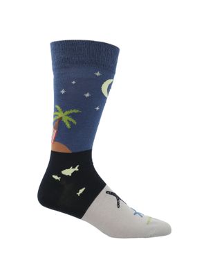 Calcetin Algodón Hombre C Dif Palm Multicolor Hush Puppies