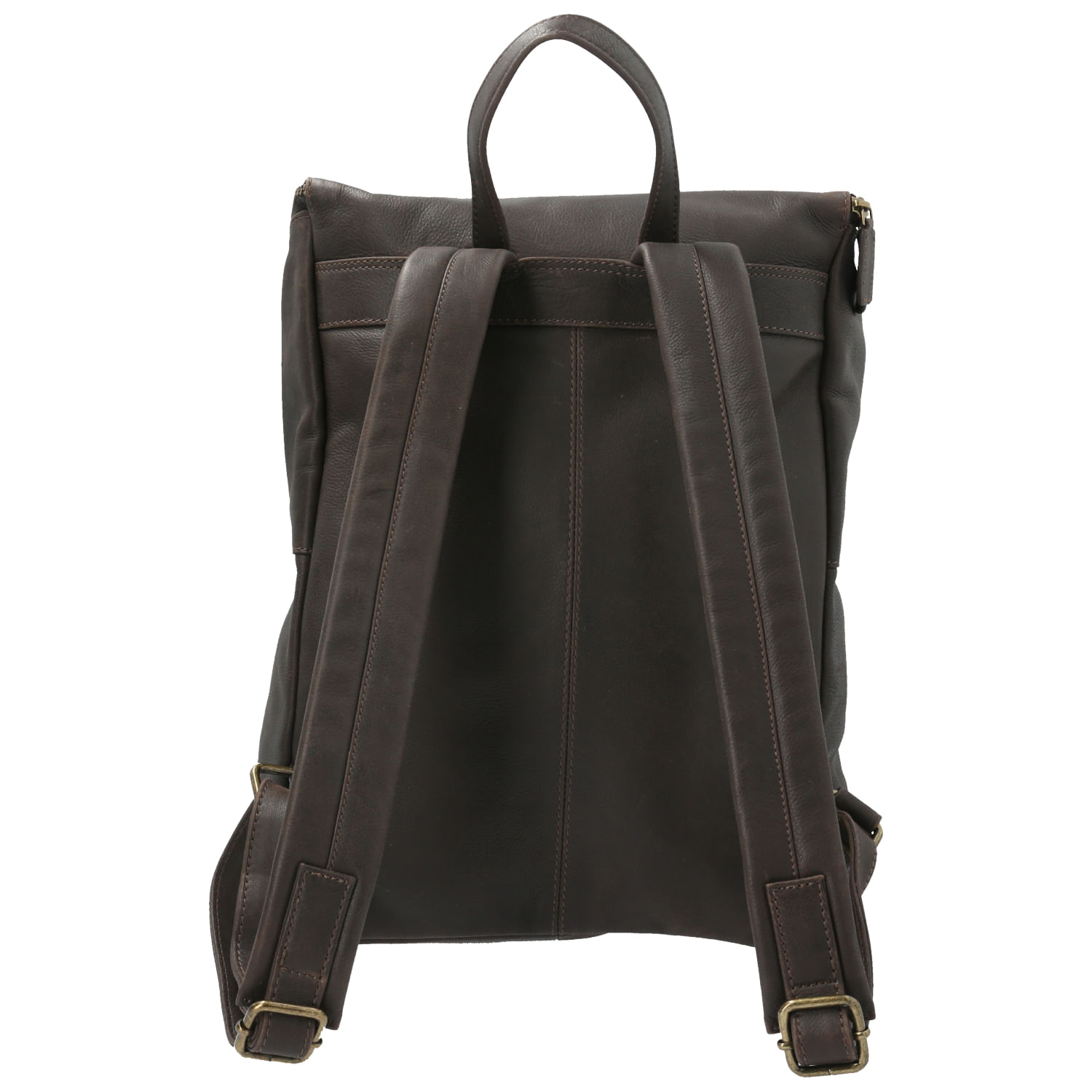 Mochila Cuero Hombre Th Earl Back Café Hush Puppies