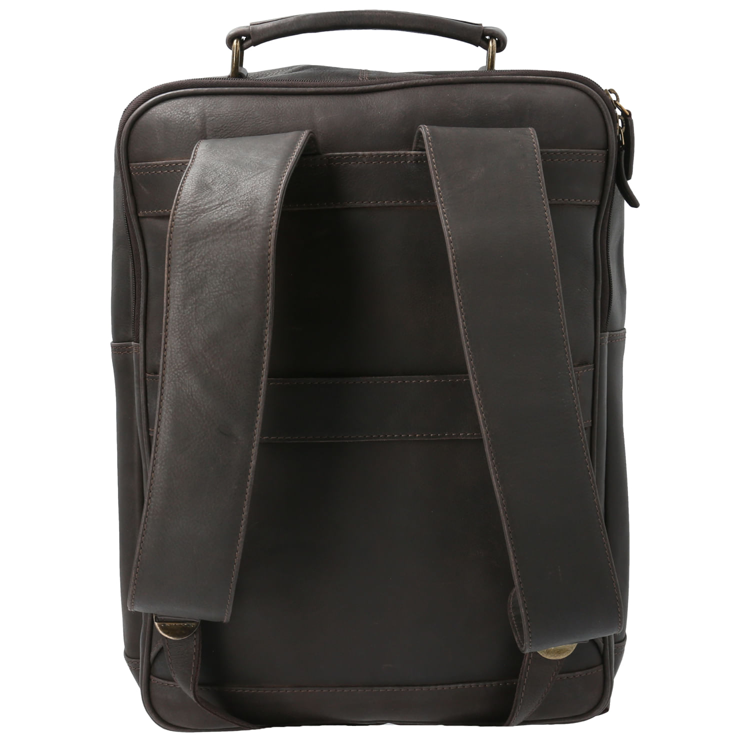 Mochila Cuero Hombre Th Elmer Back Café Hush Puppies