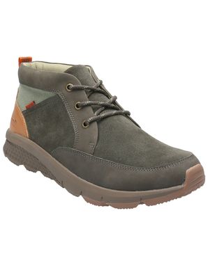 Botín Cuero Hombre Glen Hi Gris Rockford