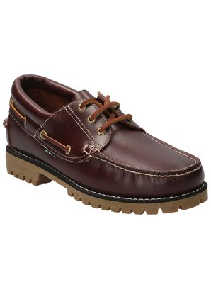 Zapato Cuero Hombre New Rocky Iv Café Oscuro Rockford