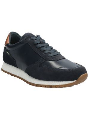 Zapatilla Cuero Hombre Flint Azul Rockford