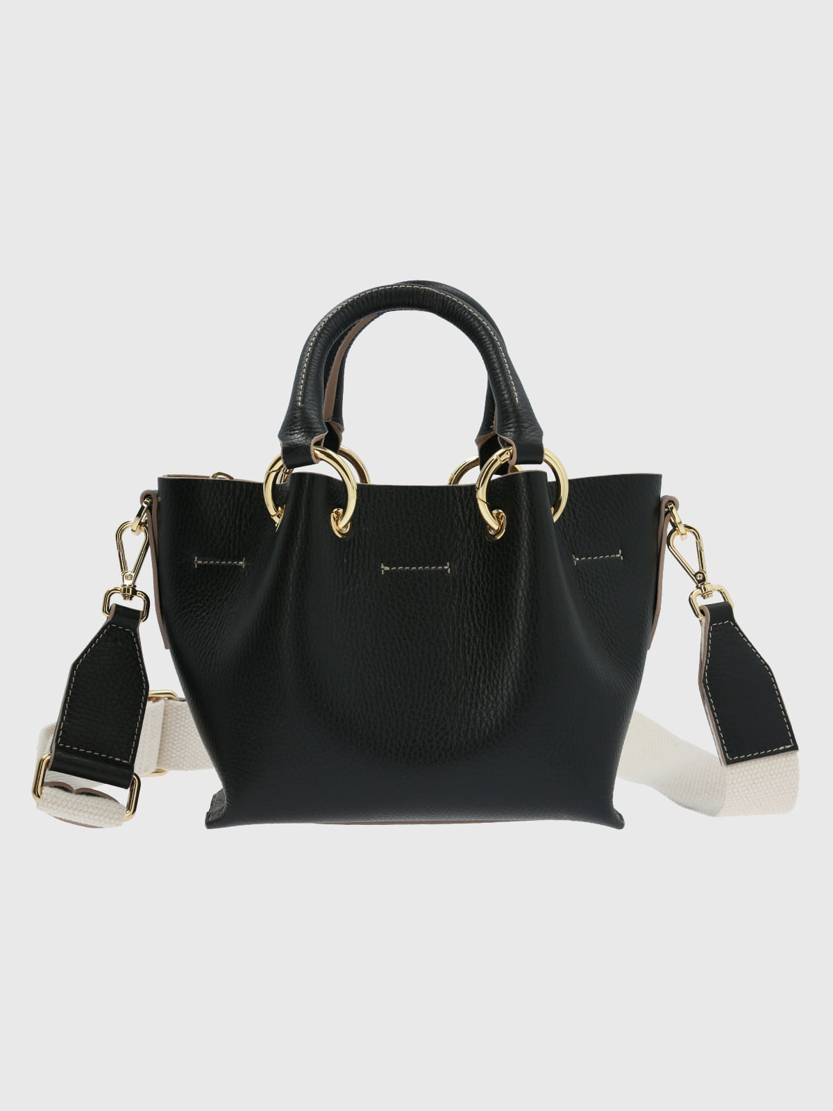 Cartera Cuero Mujer Benedetta Bag Negro Hush Puppies