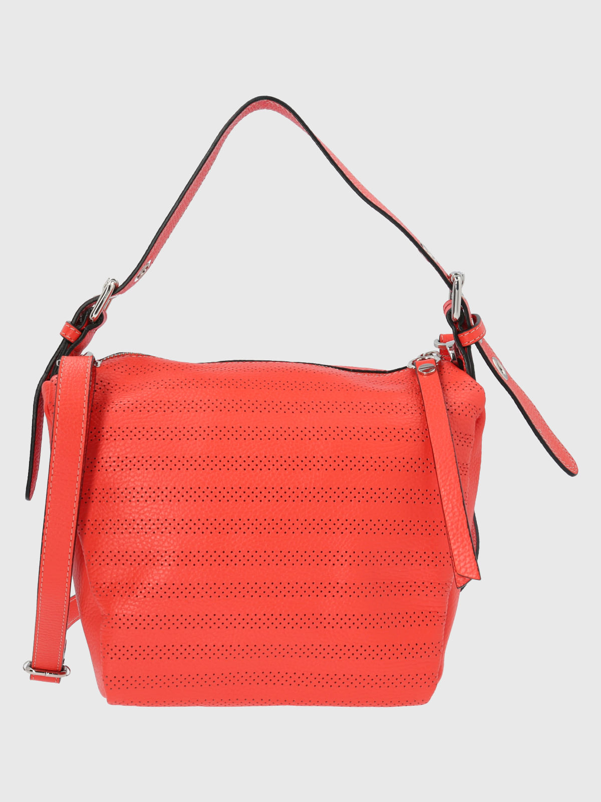 Cartera Cuero Mujer Vera Bag Naranjo Hush Puppies