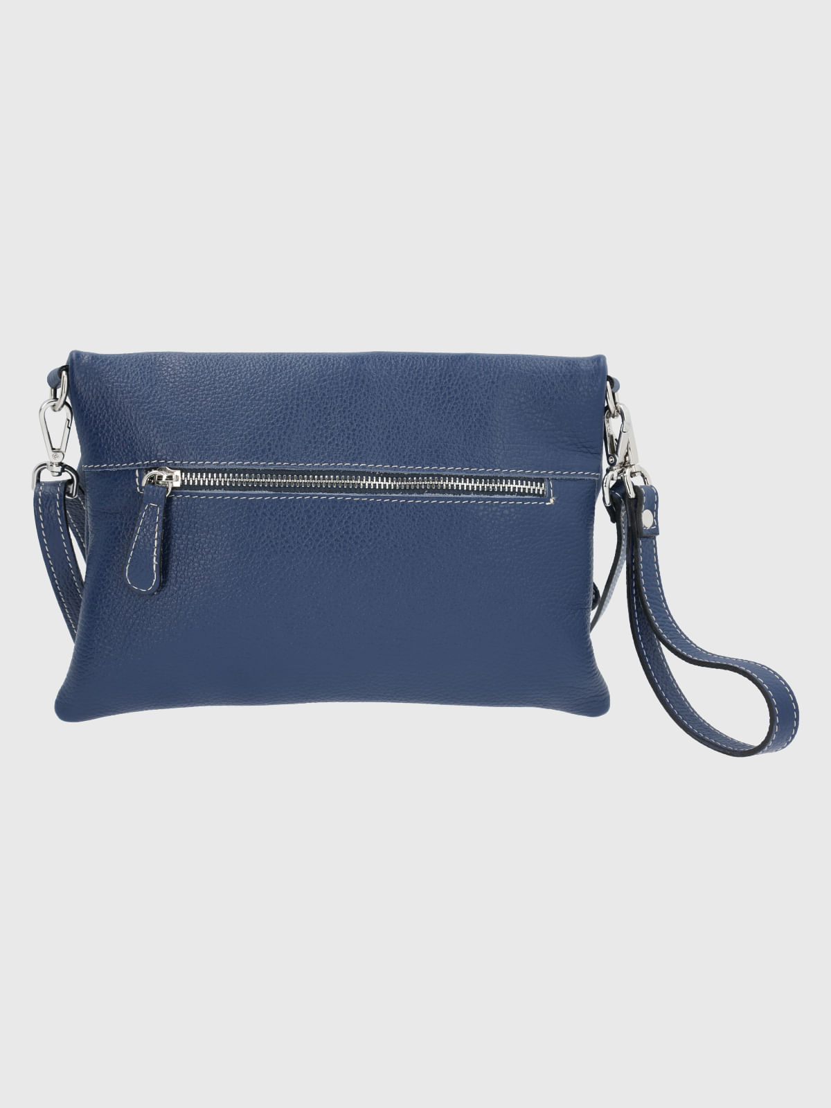 Cartera Cuero Mujer Grazia Cross Azul Hush Puppies