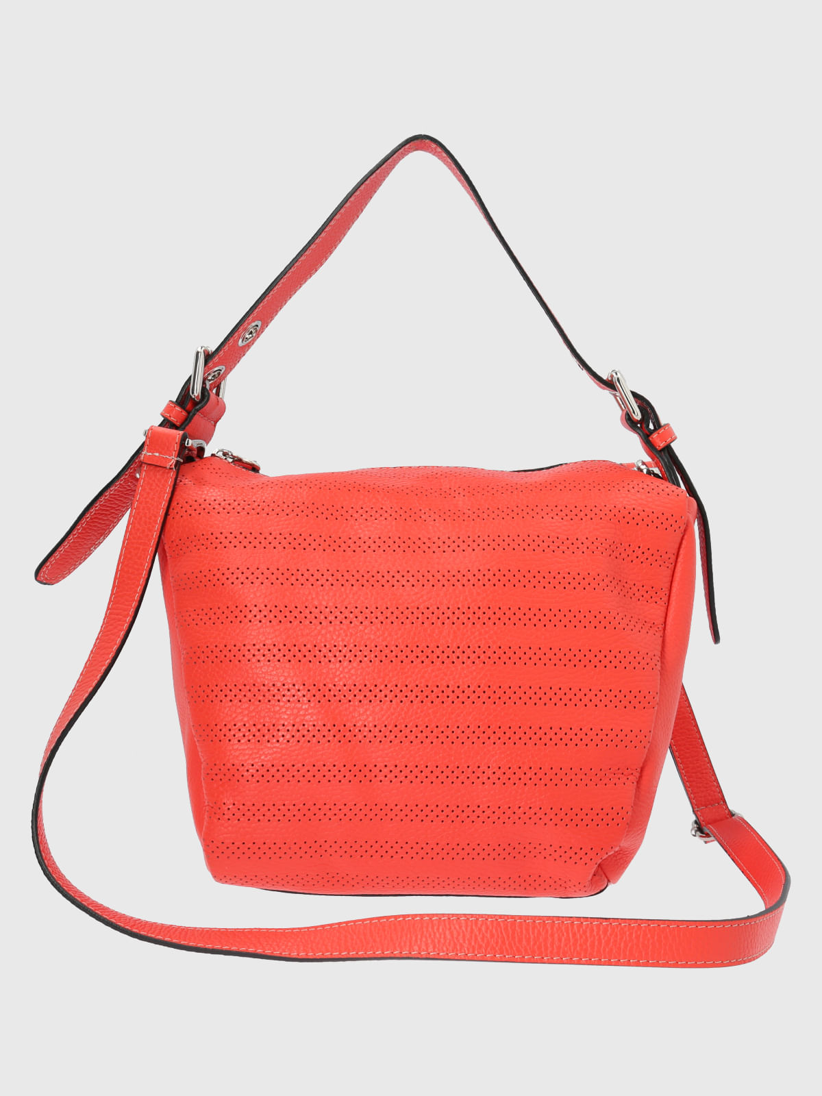 Cartera Cuero Mujer Vera Bag Naranjo Hush Puppies