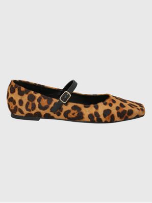 Ballerina Cuero Mujer Lovere Leopardo