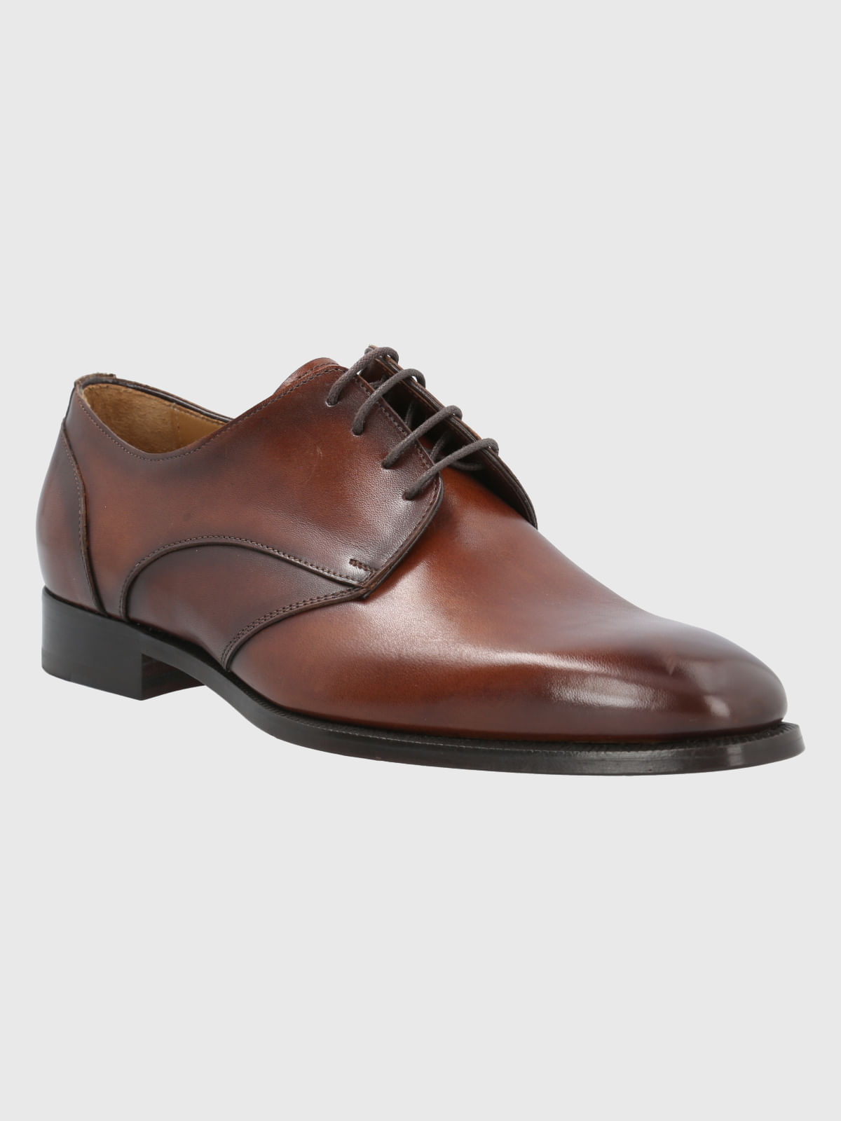 ZAPATO VESTIR CUERO MESSIA CAFÉ