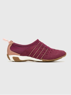 Zapatilla Cuero Mujer Energize Burdeo