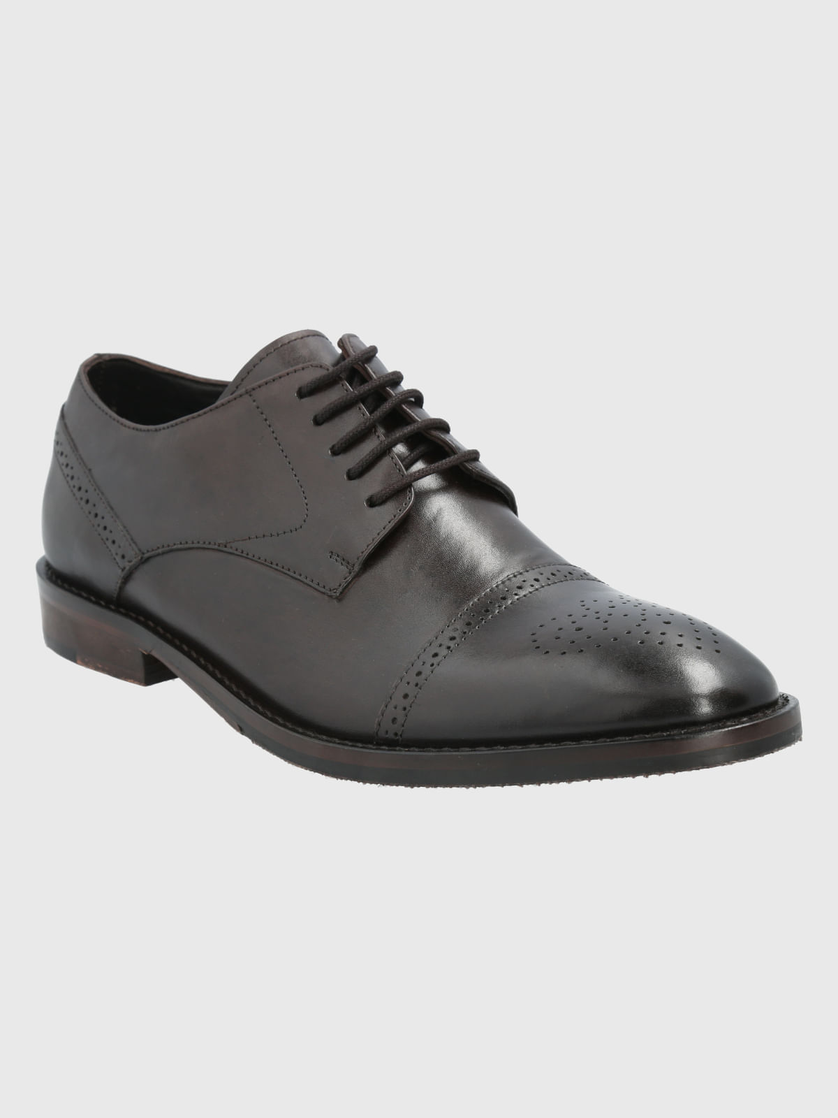 ZAPATO VESTIR CUERO KENTON CAFÉ OSCURO