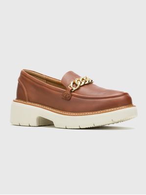 Mocasin Cuero Mujer Jodie Bit Café